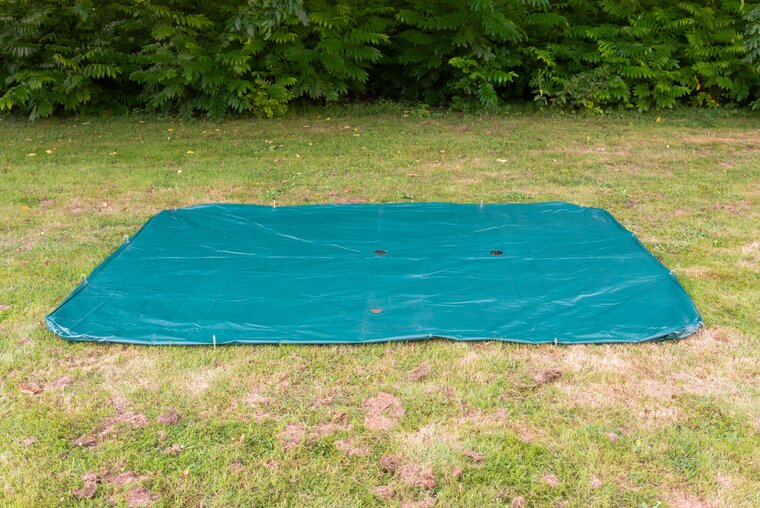 Afdekhoes voor trampoline FlatLevel 520x305 (352) | Green