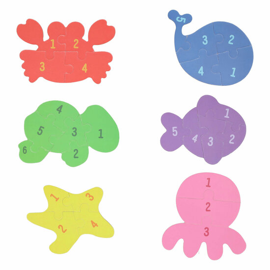 Mijn Eerste 6 Puzzzels in Blik - Onderwaterwereld