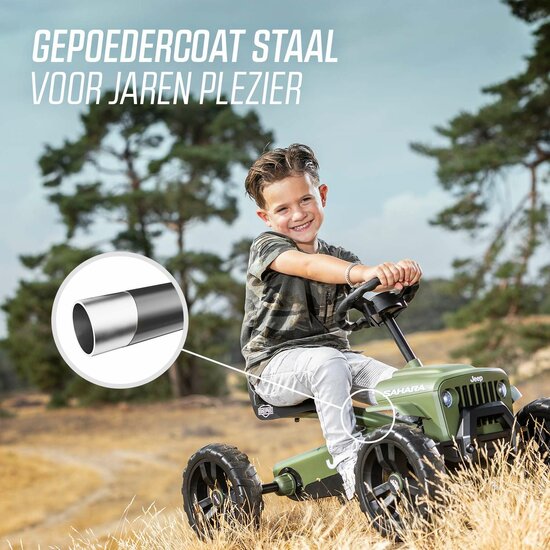 BERG Buzzy Jeep Sahara skelter groen 2-5 jaar