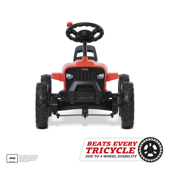 BERG Buzzy Jeep Rubicon skelter 4 wielen rood/zwart 2-5 jaar
