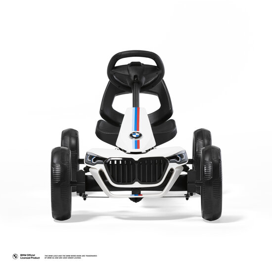Berg Reppy BMW skelter wit/zwart met kuipstoel en sportstuur