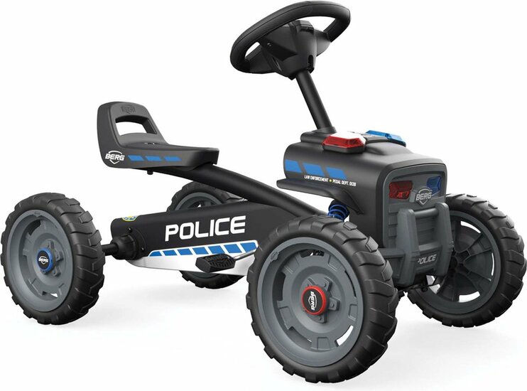 BERG Buzzy Police skelter met soundbox 2-5 jaar zwart