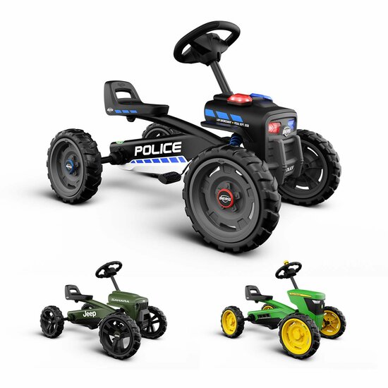 BERG Buzzy Police skelter met soundbox 2-5 jaar zwart