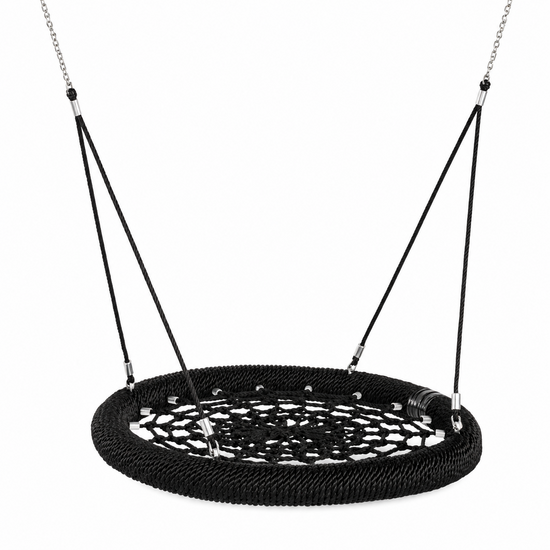 Nestschommel 100 cm zwart NEN-EN 1176 gekeurd, max 600 kg