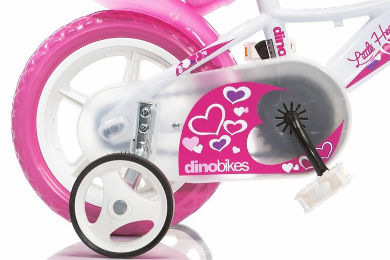 Dino Bikes kinderfiets 12 inch Serie 24 LH met zijwieltjes