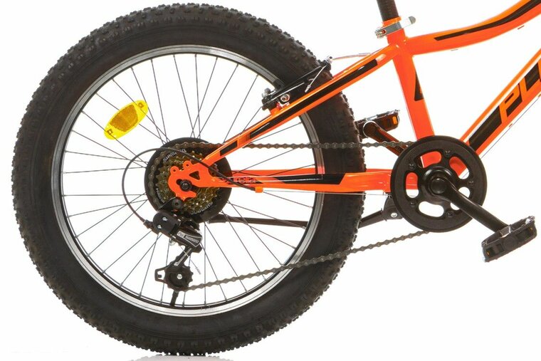 20 inch kinderfiets Dino Bikes oranje jongens mountainbike stijl