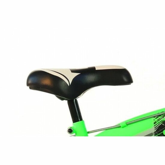 14 inch BMX kinderfiets groen met zijwieltjes Dino Bikes