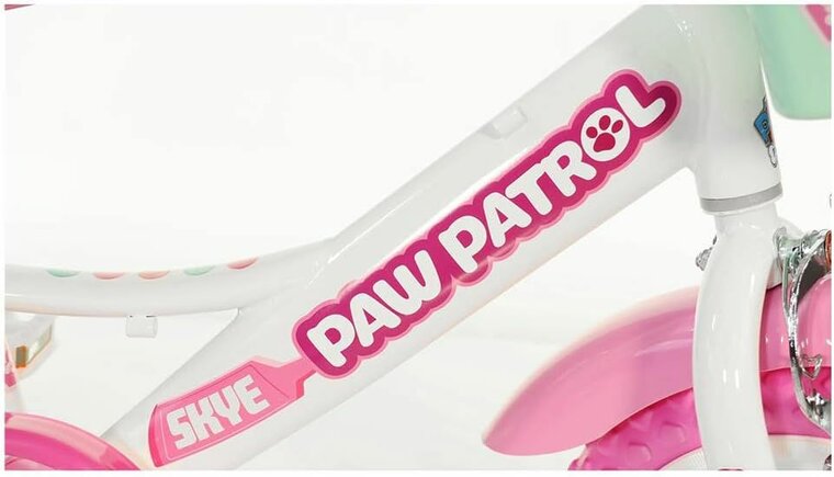 Paw Patrol meisjesfiets 12 inch met zijwieltjes - Dino Bikes