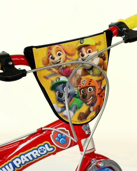 Paw Patrol kinderfiets 14 inch - Dino Bikes met zijwieltjes
