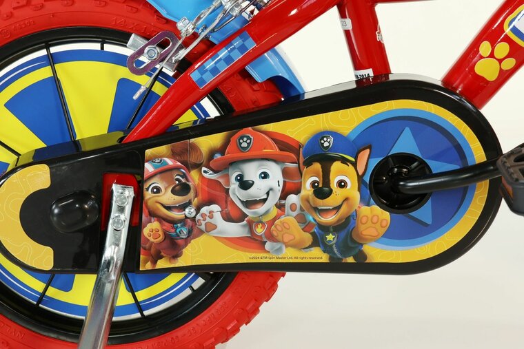 Paw Patrol kinderfiets 14 inch - Dino Bikes met zijwieltjes