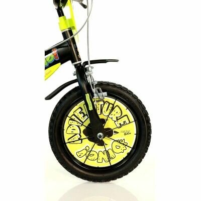Kinderfiets 14 inch Dino Bikes Dinosaur Adventure met zijwieltjes