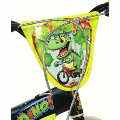 Kinderfiets 14 inch Dino Bikes Dinosaur Adventure met zijwieltjes