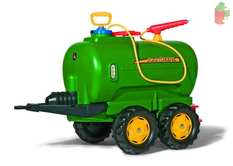 Rolly Toys Dubbelassige Aanhanger Giertank Met Pomp John Deere