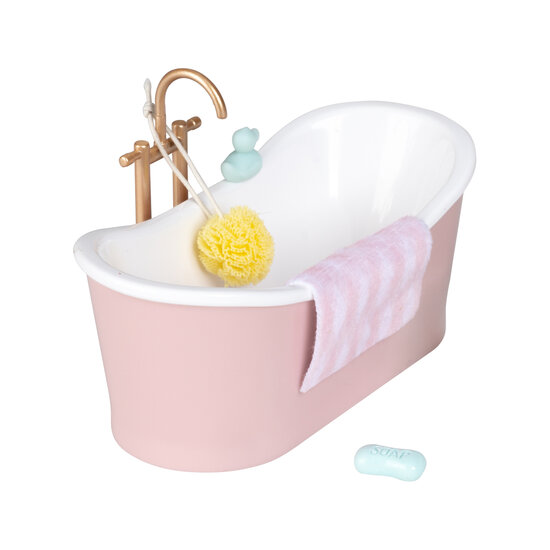 Lundby ligbad set met badjas en accessoires (1:18 schaal)
