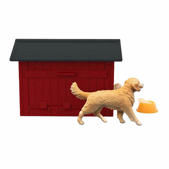 schleich FARM WORLD Hondenhok met Golden Retrievers 42722