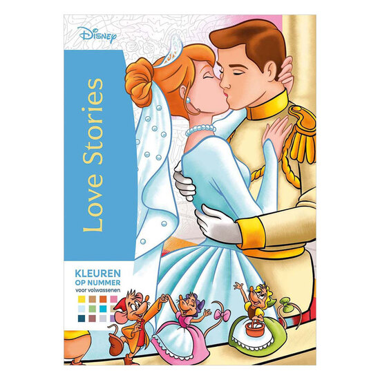 Disney Love Stories - Kleuren op Nummer Voor Volwassenen