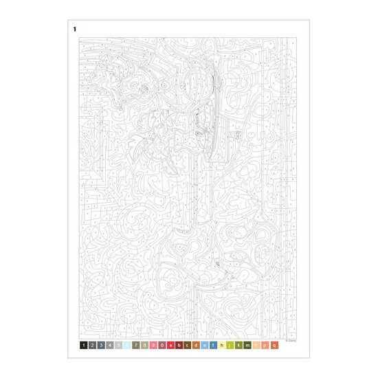 Disney Love Stories - Kleuren op Nummer Voor Volwassenen