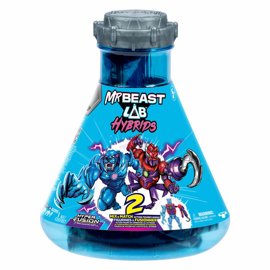 MrBeast Lab Hybrid Spider vs Energy Panther Actiefiguren