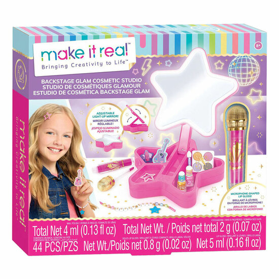Make It Real Backstage Glamour Beauty Studio Set - 44dlg.