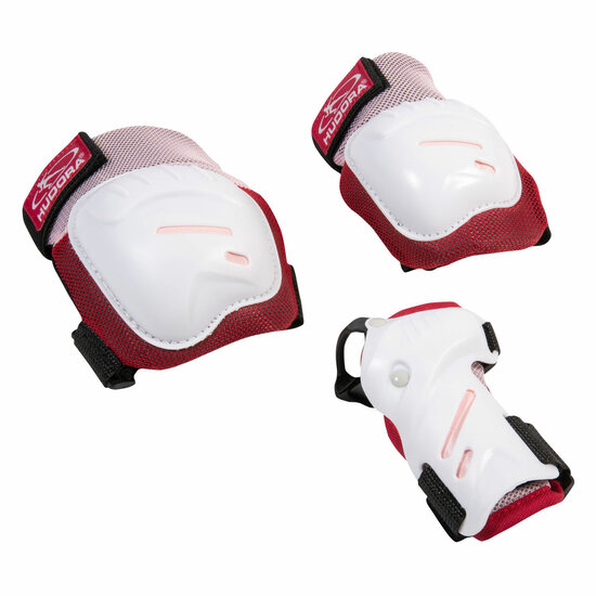 HUDORA Biomechanische Elleboog- en Kniebeschermer Set Comfort M - Roze