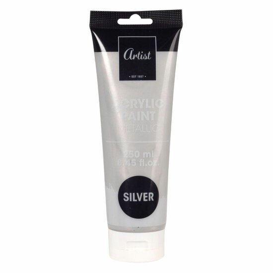 Acrylverf Zilver - 250ml