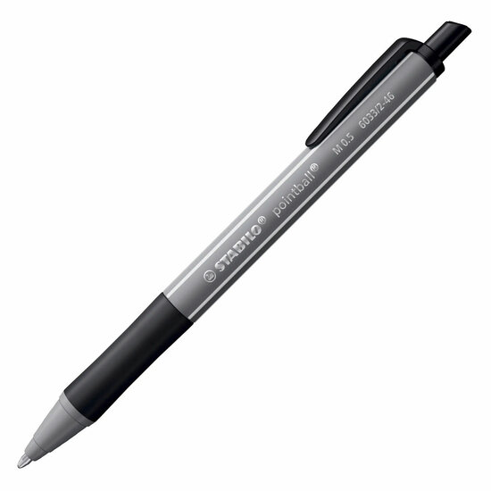 STABILO pointball colorful Balpen - Zwart