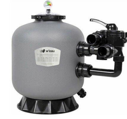 Zandfilter side mount HDPE-450 8m&sup3;/u met 6-wegkraan - W'eau