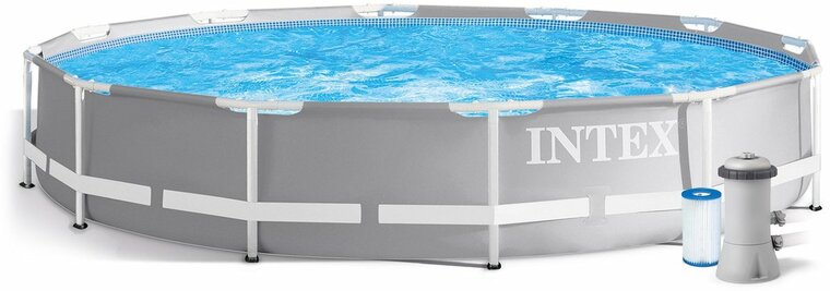 Intex Prism Frame zwembad 366x76 cm met filterpomp