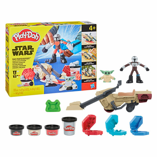 Play-Doh Star Wars the Mandelorian Speeder - 3 Kleipotjes