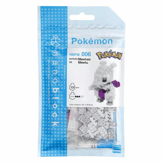 Nanoblock Bouwset Pok&eacute;mon Mewtwo - 130st.