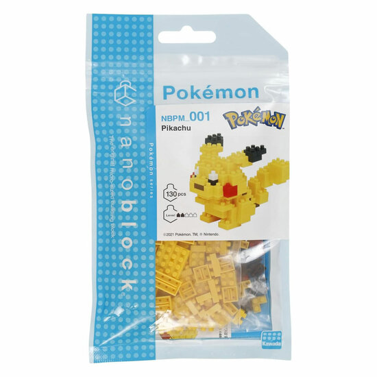 Nanoblock Bouwset Pok&eacute;mon Pickachu - 130st.