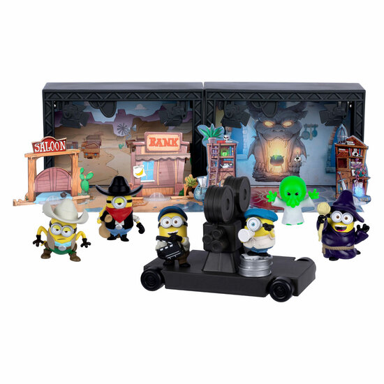 Minions &amp; Monsters 6 Mini Figuren Speelset met Filmstudio