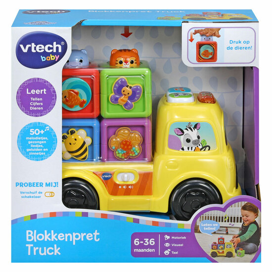 VTech Blokkenpret Truck - Educatief Stapelspeelgoed
