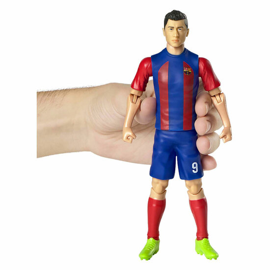 Voetbalfiguur FC Barcelona Robert Lewandowski, 20cm