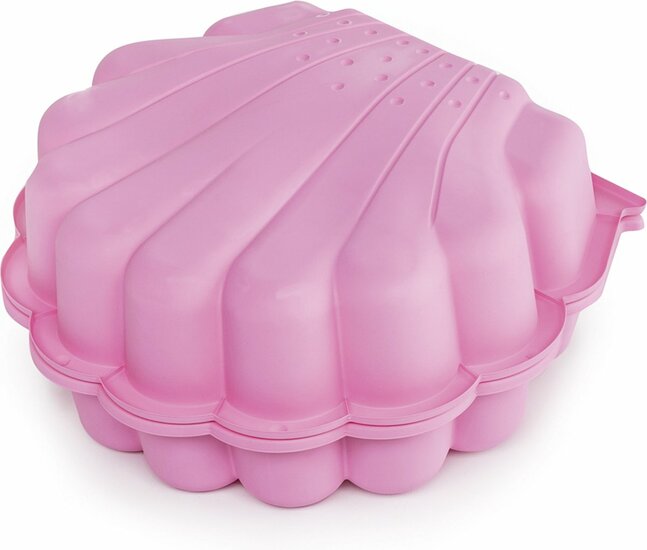Zandbak Schelp Roze 87x78cm - Twee-in-&eacute;&eacute;n Zand &amp; Water