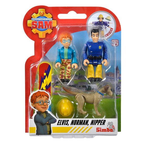 Brandweerman Sam Speelfiguren Elvis, Norman &amp; Nipper