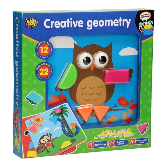 Vormenpuzzels met Kleurenkaarten, 33-delig