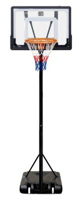 Basketbalpaal in hoogte verstelbaar 160-210 cm met wielen BLITS