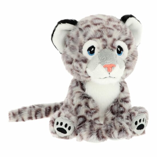 Keel Eco Sitting Snow Leopard 14cm