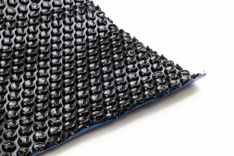 Solar zwembadzeil rechthoekig 488x244 cm zwart/blauw W'eau