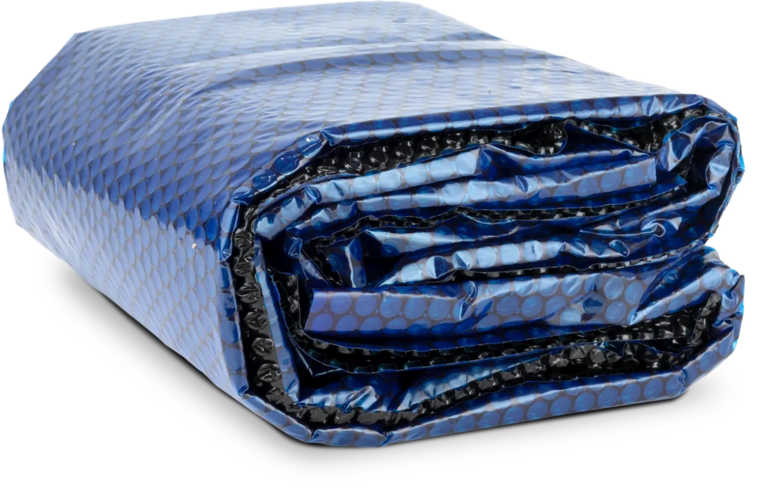 Solar zwembadzeil rechthoekig 488x244 cm zwart/blauw W'eau