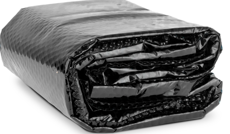 Solar cover ovaal 500 micron zwart 503/549 x 274 cm zwembadzeil