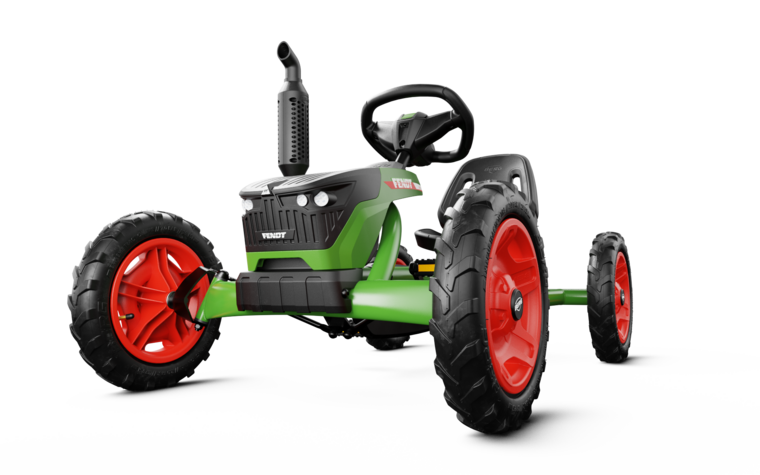 Fendt skelter 3-8 jaar met luchtbanden en opbergvak - BERG Buddy
