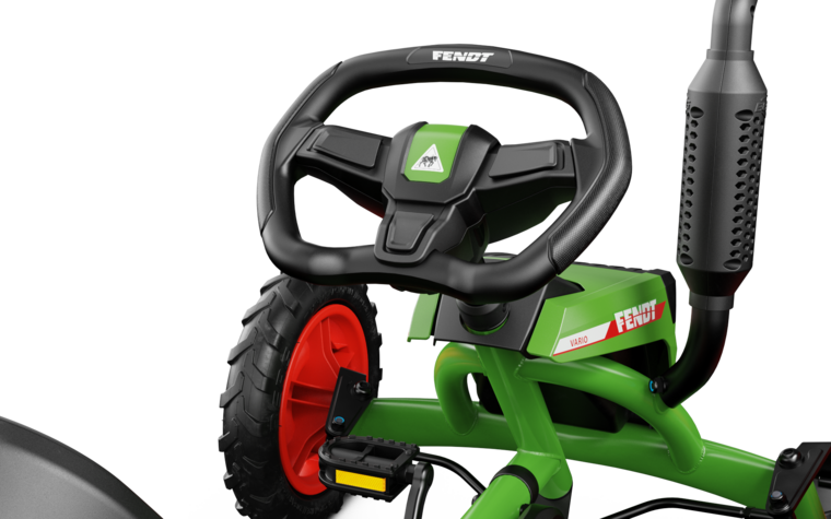 Fendt skelter 3-8 jaar met luchtbanden en opbergvak - BERG Buddy