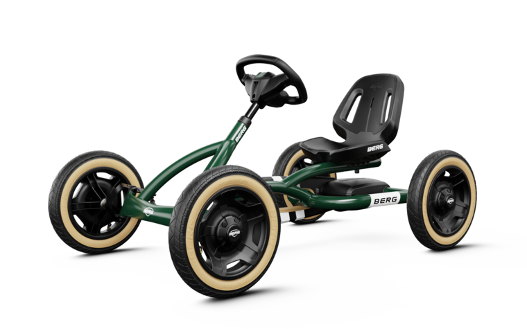 BERG Buddy Retro Green skelter 3-8 jaar met luchtbanden en BFR
