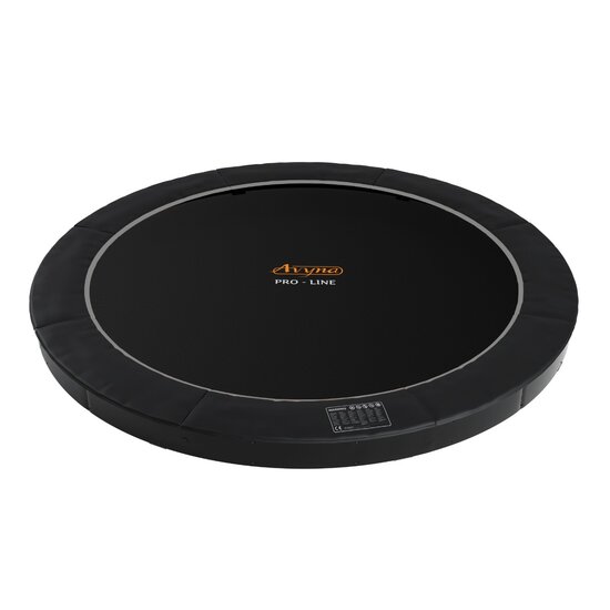 Avyna Trampoline FlatLevel &Oslash;365 met veiligheidsnet | Zwart