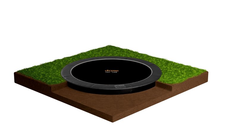 Avyna Trampoline FlatLevel &Oslash;430 | Zwart