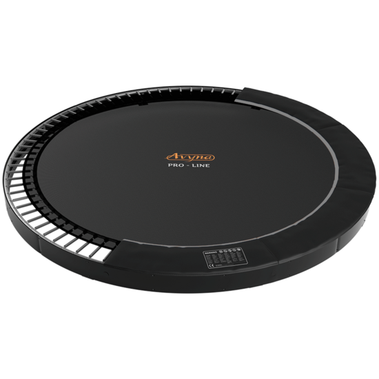 Avyna Trampoline FlatLevel &Oslash;430 met veiligheidsnet | Zwart