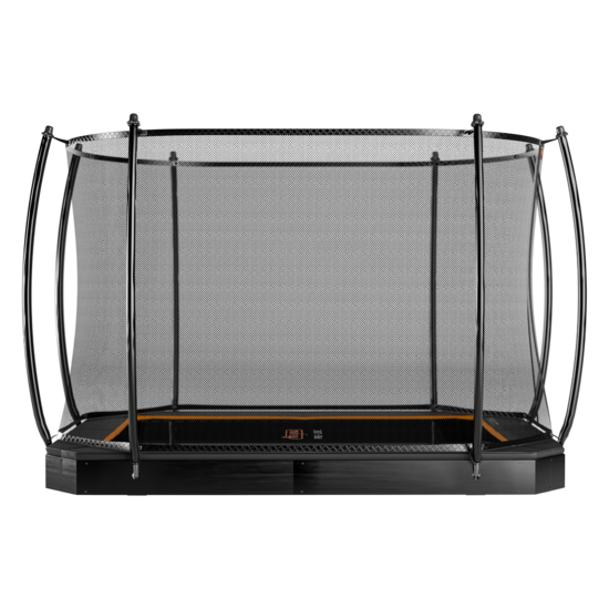 Avyna Trampoline FlatLevel 380x255 (238) met net | Zwart