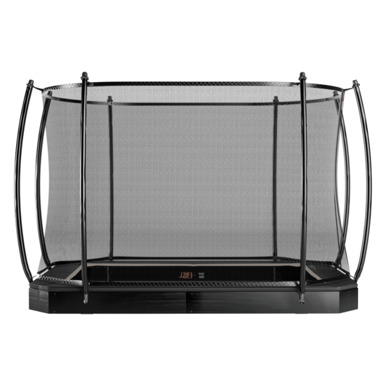 Avyna Trampoline FlatLevel 380x255 (238) met net | Zwart